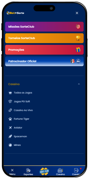 BetDaSorte app tela