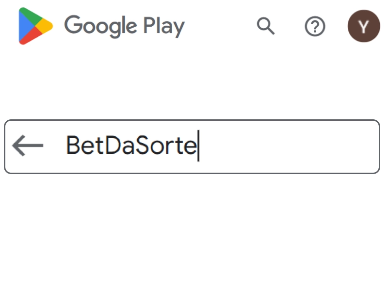 Resultado da pesquisa mostrando o app BetDaSorte na Google Play