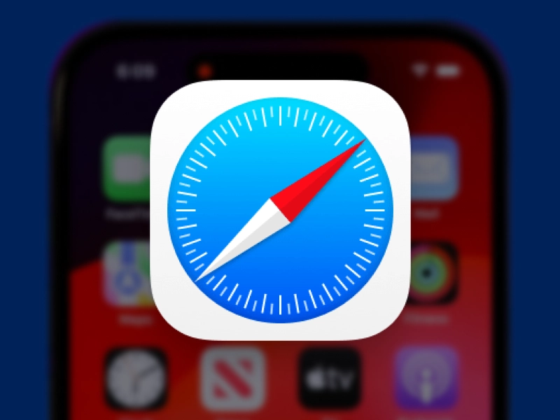 Navegador Safari no iPhone para acessar o site BetDaSorte
