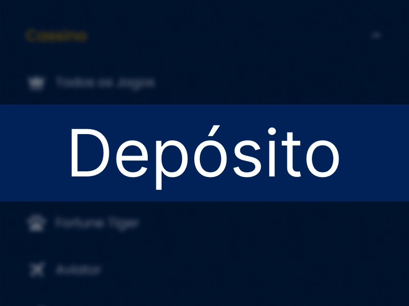 Seção “Depósito” no painel do usuário BetDaSorte