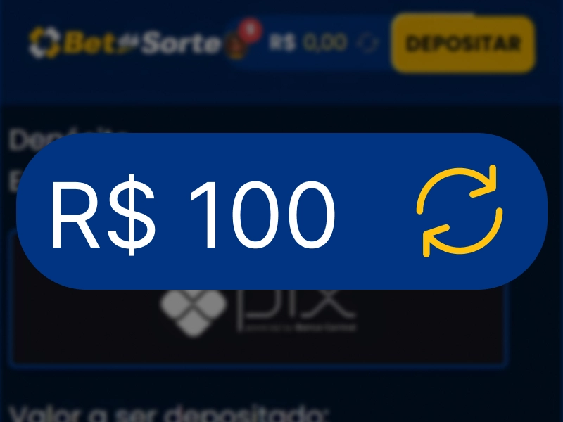 Atualização do valor de depósito selecionado no aplicativo
